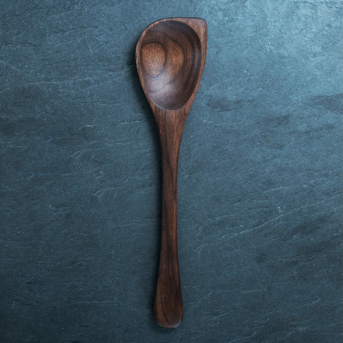 12" Wooden Corner Spoon for Saute, Baking, Mixing, and Serving