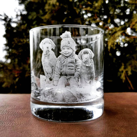 Father's Day Gift from Daughter Glass | Personalized Dad Gift
