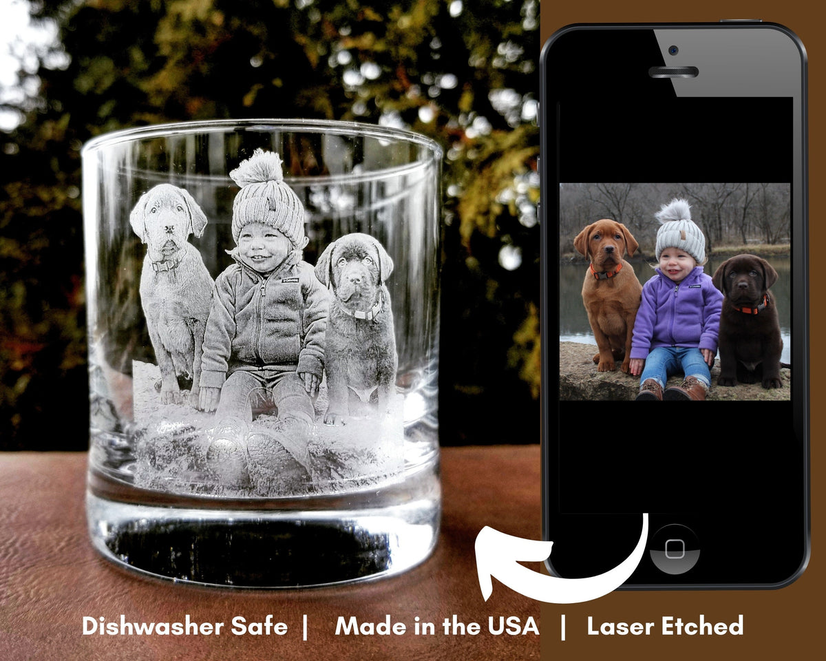 Father's Day Gift from Daughter Glass | Personalized Dad Gift